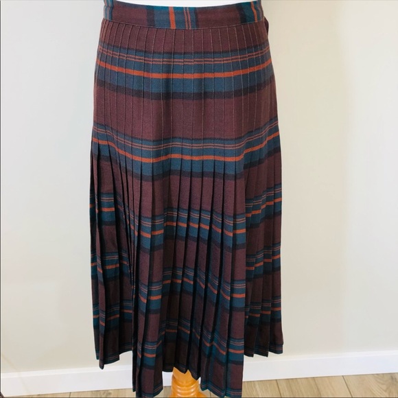 VINTAGE HIGHLAND QUEEN Wool Skirt - Size 14 - Picture 3 of 11